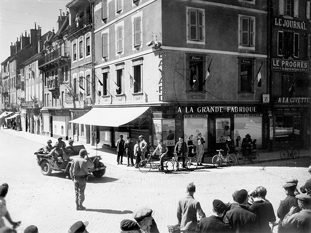 Lons-le-Saunier 1944 - U.S. 3rd Infantry Division Photography WWII